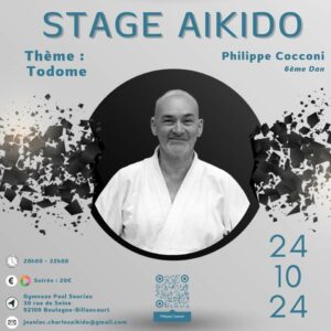 Lire la suite à propos de l’article Stage avec Philippe Cocconi sur Paris – le 24/10/2024