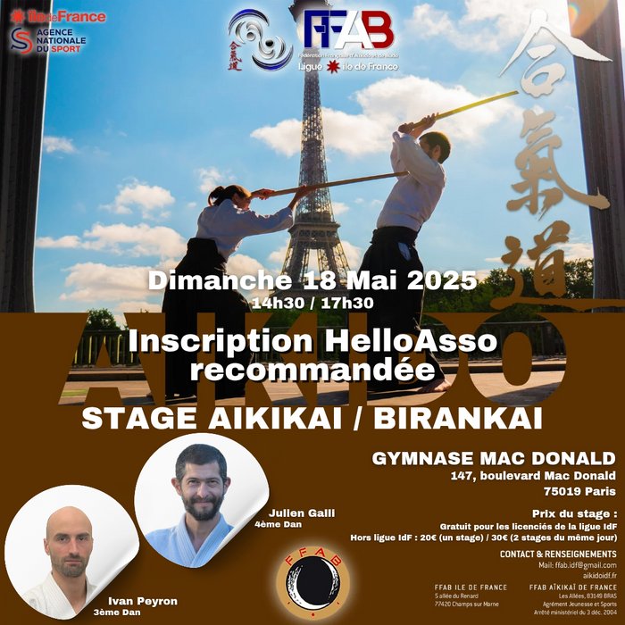 Lire la suite à propos de l’article Stage 2 courants : Akikai & Birankai