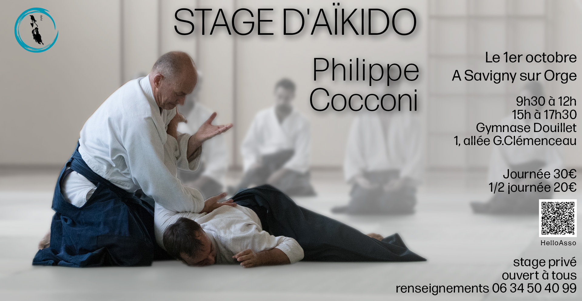 You are currently viewing Aïkido –  Premier stage de la saison à Savigny sur Orge