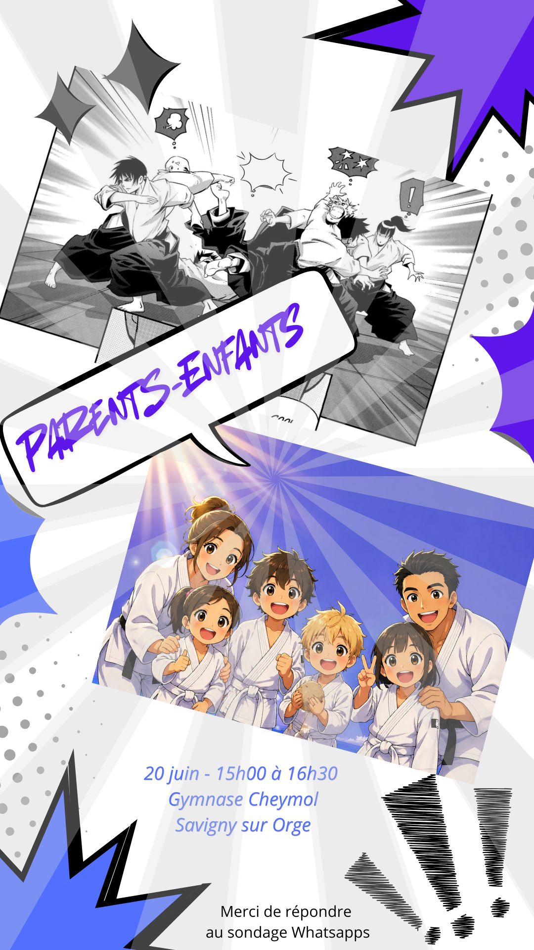You are currently viewing Cours Parents-Enfants – 20 Juin 2026